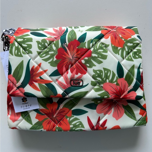 LUG PLIE CONVERTIBLE CROSSBODY LUSH LUAU NWT - Picture 1 of 8